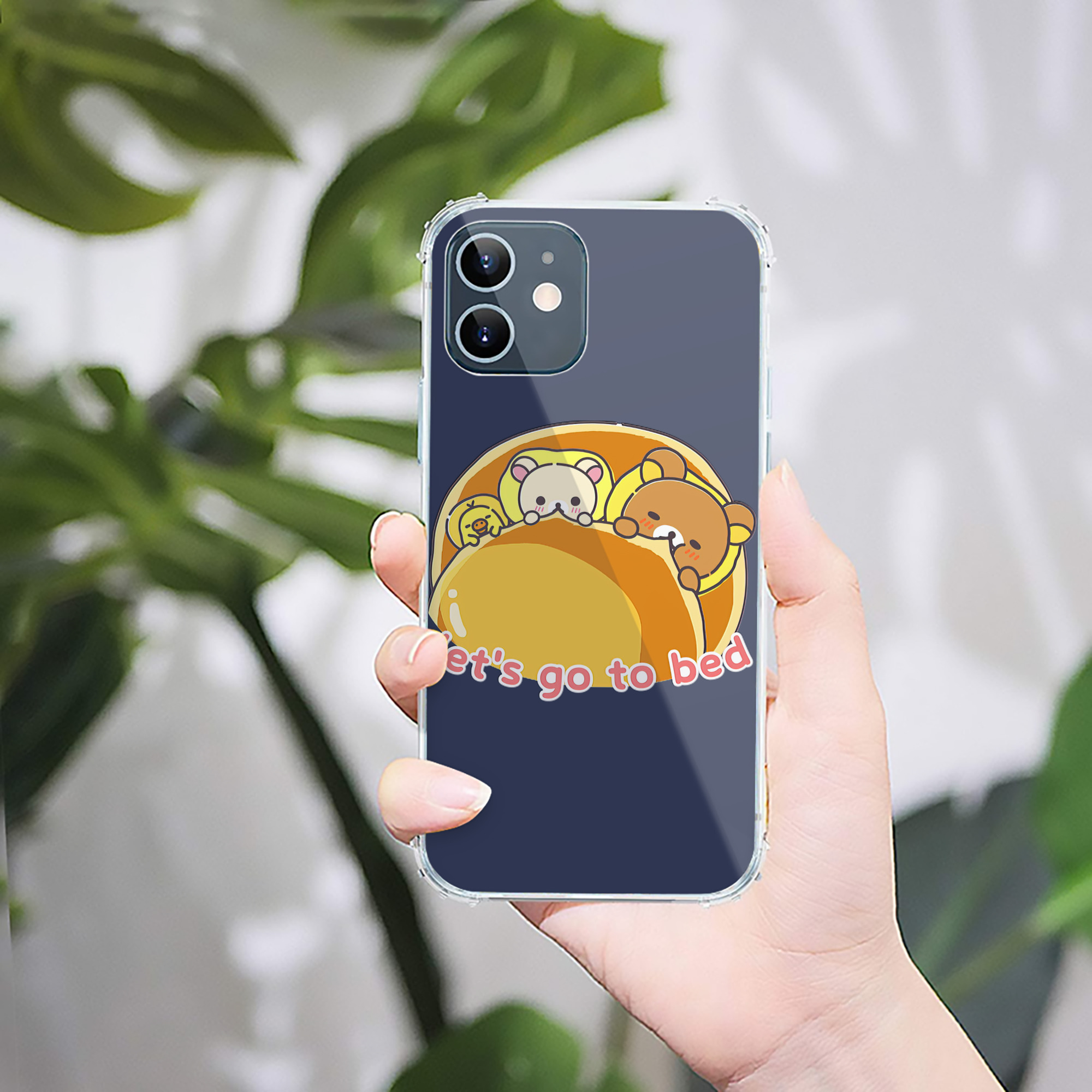 （画像用） リラックマ リラックマ キイロイトリ Rilakkuma Korilakkuma Kiiroitori 【iPhone 12シリーズ対応】透明スマホケース（クリアソフトケース）
